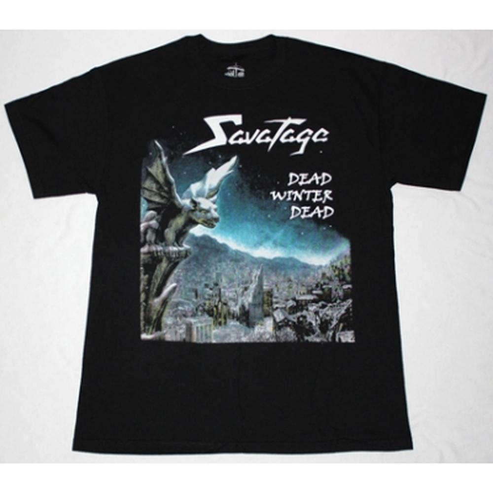 Savatage Dead Winter Dead 95 Shirt, Black Graphic Music Fan Band Tee 05